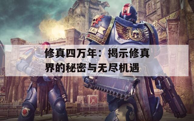 修真四万年：揭示修真界的秘密与无尽机遇