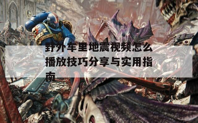 野外车里地震视频怎么播放技巧分享与实用指南