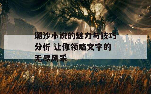 潮沙小说的魅力与技巧分析 让你领略文字的无尽风采