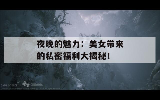 夜晚的魅力：美女带来的私密福利大揭秘！