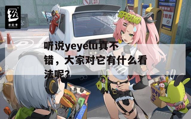 听说yeyelu真不错，大家对它有什么看法呢？