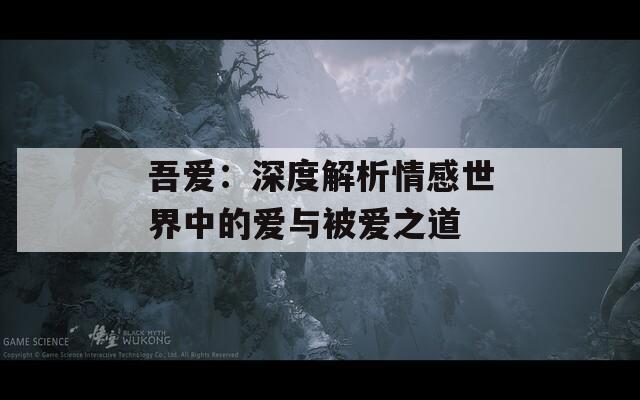 吾爱：深度解析情感世界中的爱与被爱之道