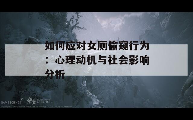 如何应对女厕偷窥行为：心理动机与社会影响分析