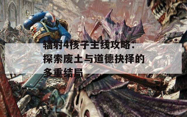 辐射4核子主线攻略：探索废土与道德抉择的多重结局