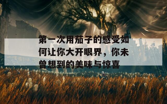 第一次用茄子的感受如何让你大开眼界，你未曾想到的美味与惊喜