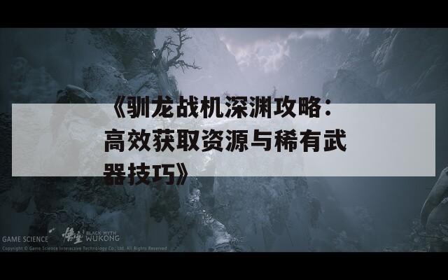 《驯龙战机深渊攻略：高效获取资源与稀有武器技巧》