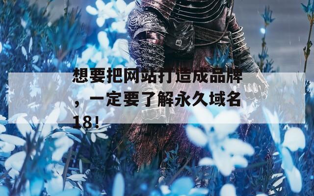 想要把网站打造成品牌，一定要了解永久域名18！
