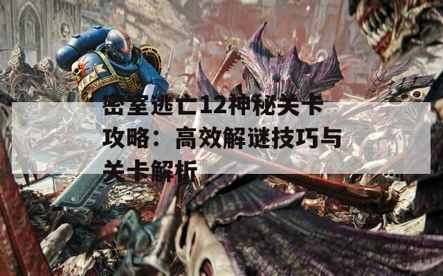 密室逃亡12神秘关卡攻略：高效解谜技巧与关卡解析