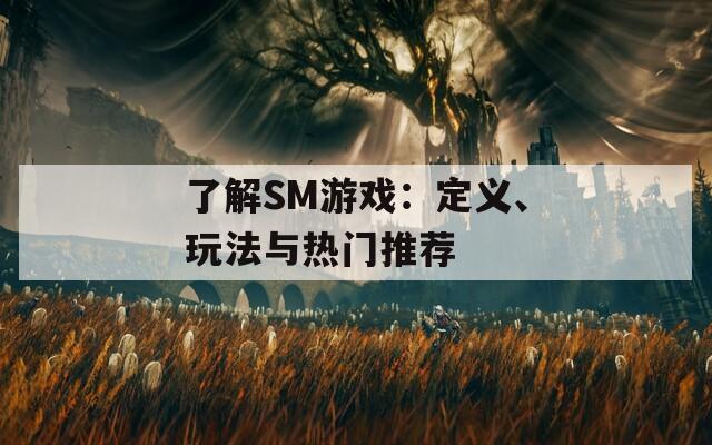 了解SM游戏：定义、玩法与热门推荐