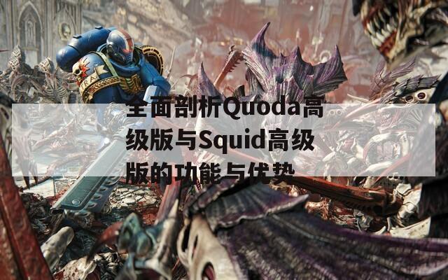 全面剖析Quoda高级版与Squid高级版的功能与优势