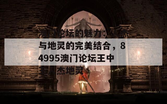 澳门论坛的魅力：人杰与地灵的完美结合，84995澳门论坛王中王人杰地灵