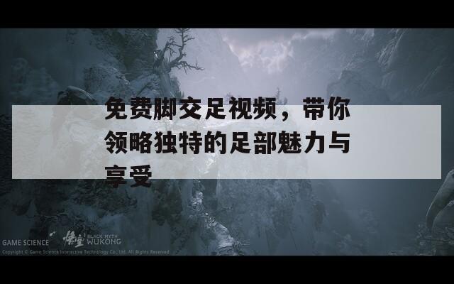 免费脚交足视频，带你领略独特的足部魅力与享受