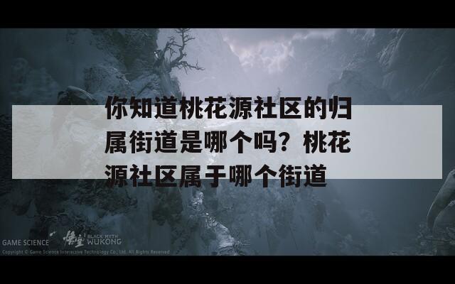 你知道桃花源社区的归属街道是哪个吗？桃花源社区属于哪个街道