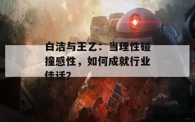 白洁与王乙：当理性碰撞感性，如何成就行业佳话？