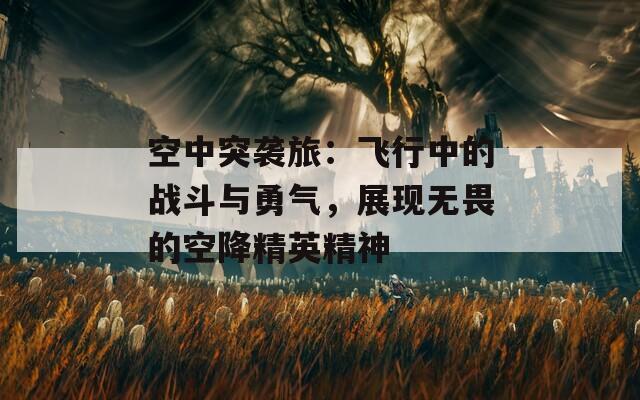 空中突袭旅：飞行中的战斗与勇气，展现无畏的空降精英精神