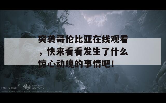 突袭哥伦比亚在线观看，快来看看发生了什么惊心动魄的事情吧！