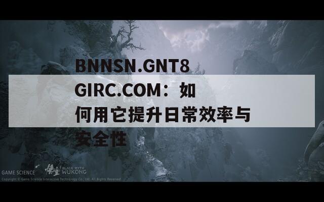 BNNSN.GNT8GIRC.COM：如何用它提升日常效率与安全性