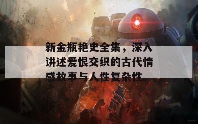 新金瓶艳史全集，深入讲述爱恨交织的古代情感故事与人性复杂性。