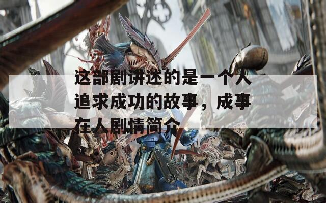 这部剧讲述的是一个人追求成功的故事，成事在人剧情简介
