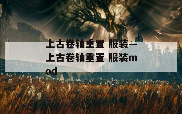 上古卷轴重置 服装—上古卷轴重置 服装mod