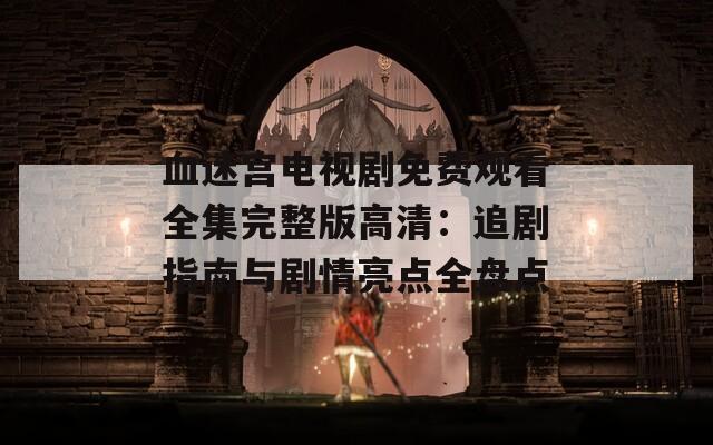 血迷宫电视剧免费观看全集完整版高清：追剧指南与剧情亮点全盘点