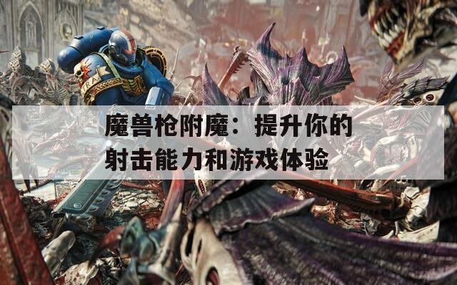 魔兽枪附魔：提升你的射击能力和游戏体验