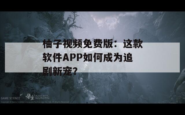 柚子视频免费版：这款软件APP如何成为追剧新宠？