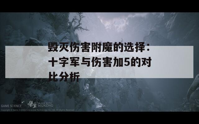 毁灭伤害附魔的选择：十字军与伤害加5的对比分析