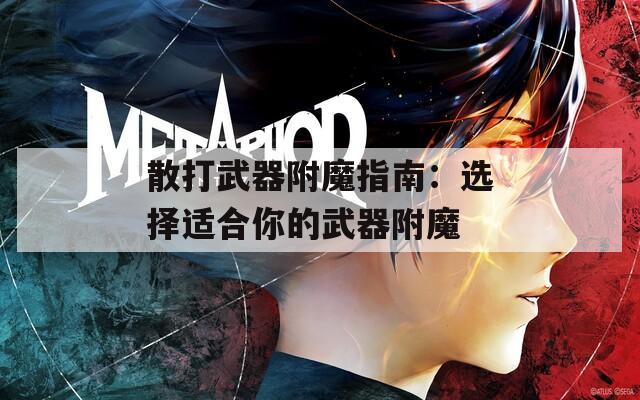 散打武器附魔指南：选择适合你的武器附魔
