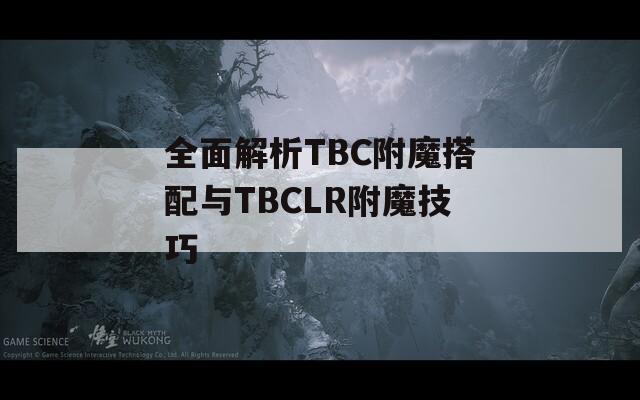 全面解析TBC附魔搭配与TBCLR附魔技巧