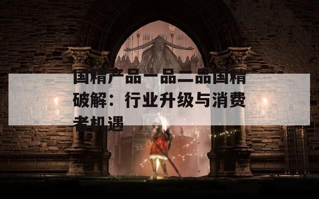 国精产品一品二品国精破解：行业升级与消费者机遇