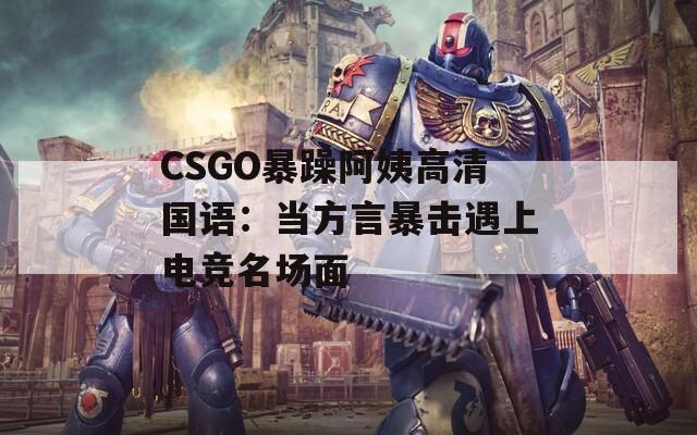 CSGO暴躁阿姨高清国语：当方言暴击遇上电竞名场面